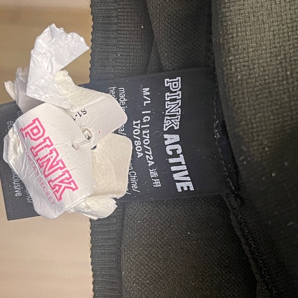 BUNDLE of Two Pink Victoria's Secret Olive and Gray Leggings Size ML - Picture 5 of 14